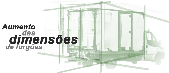 Aumento das Dimensões em Furgões
